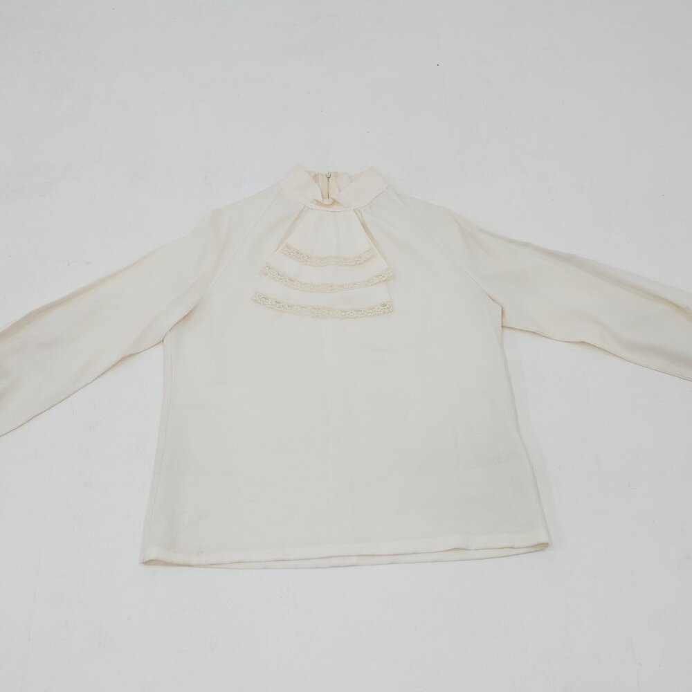 White Button Lightweight Layering Piece